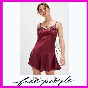 Free People satin mini dress
